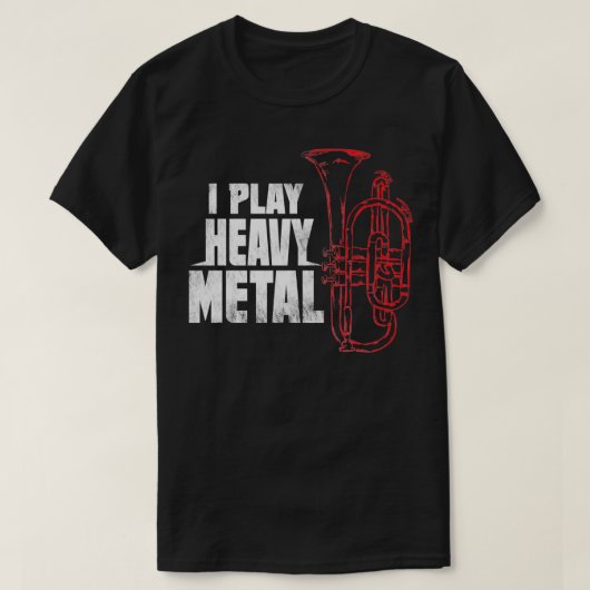 Baritone Euphonium Player Shirt Funny Marching Ban (Design voorkant)