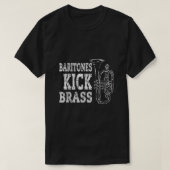 Baritone Euphonium Shirt Brass Marching Band Gift (Design voorkant)