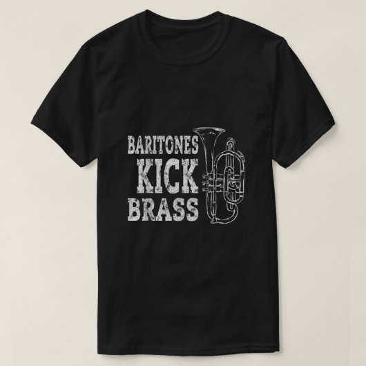 Baritone Euphonium Shirt Brass Marching Band Gift (Design voorkant)