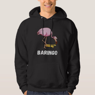 Baritone Flamingo Saxophonist Euphonium Saxophone  Hoodie