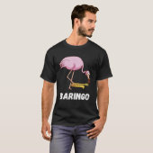Baritone Flamingo Saxophonist Euphonium Saxophone  T-shirt (Voorkant volledig)