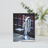 Baritone Horn voor parade Briefkaart (Staand voorkant)
