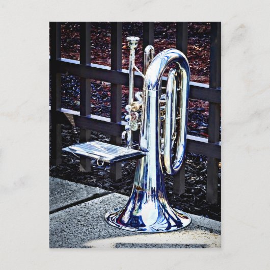 Baritone Horn voor parade Briefkaart (Voorkant)