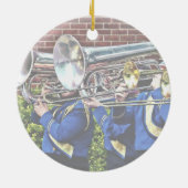 Baritone Horns en Trombones Keramisch Ornament (Achterkant)