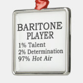 Baritone Hot Air Metalen Ornament (Links)