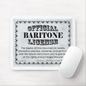 Baritone-licentie Muismat (Met muis)