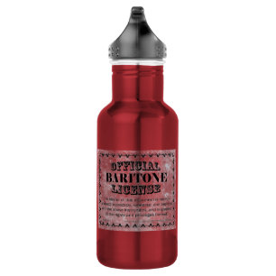Baritone-licentie Waterfles