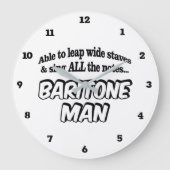 Baritone Man - Music Superheld Grote Klok (Voorkant)