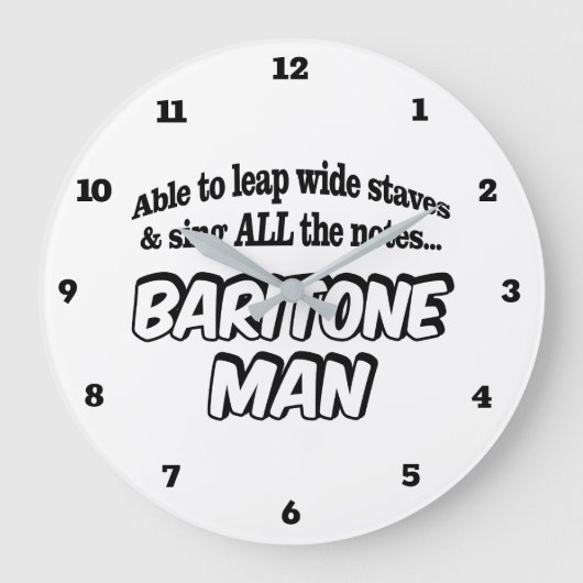 Baritone Man - Music Superheld Grote Klok (Voorkant)