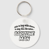 Baritone Man - Music Superheld Sleutelhanger (Voorkant)