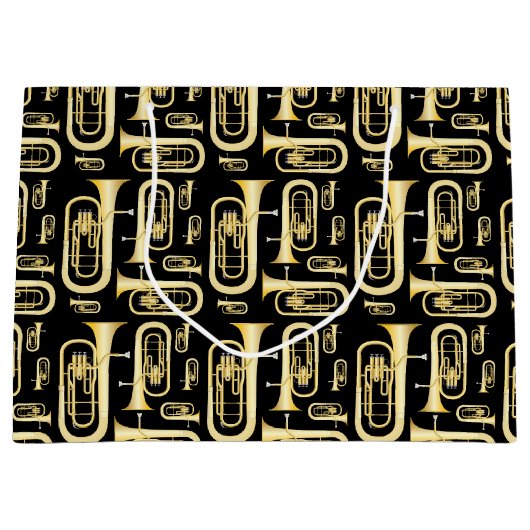 Baritone Musician Band Teacher Large Gift Bag Groot Cadeauzakje (Voorkant)