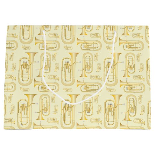 Baritone Musician Band Teacher Large Gift Bag Groot Cadeauzakje (Voorkant)