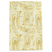 Baritone Musician Band Teacher Medium Gift Bag Cadeauzakje (Voorkant)