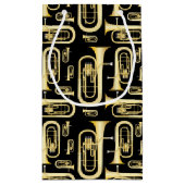 Baritone Musician Band Teacher Medium Gift Bag Klein Cadeauzakje (Achterkant)