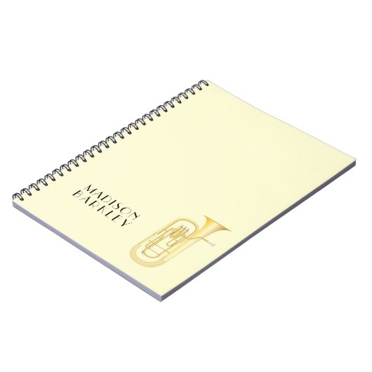 Baritone Musician Band Teacher Notitieboek (Linkerzijde)