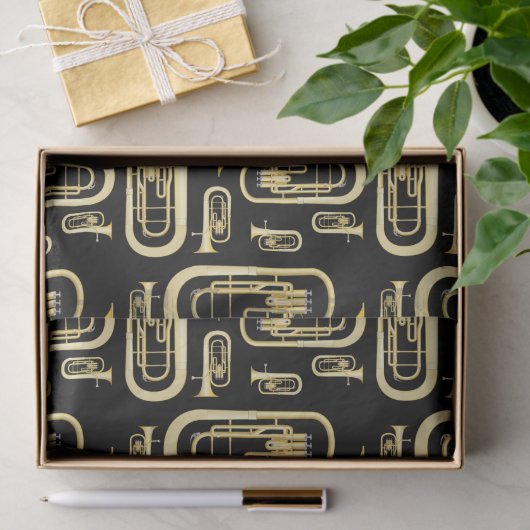 Baritone Musician Band Teacher Tissue Paper Tissuepapier (Geschenk)