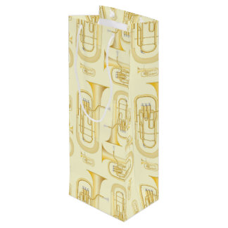 Baritone Musician Band Teacher Wine Gift Bag Wijn Cadeautas