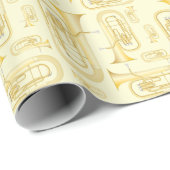 Baritone Musician Band Teacher Wrapping Paper Cadeaupapier (Rol Hoek)