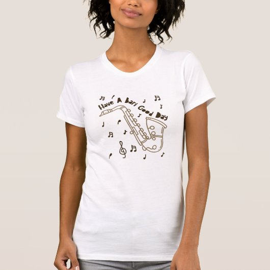 Baritone Player heeft een goede dag voor de Bari T-shirt (Voorkant)