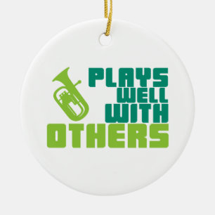 Baritone Plays well Keramisch Ornament