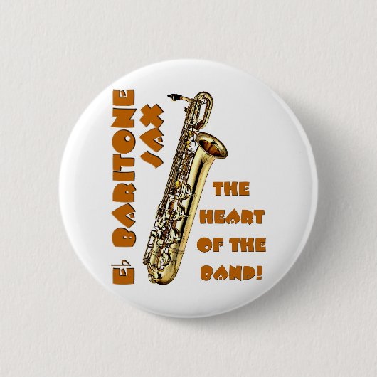 Baritone Sax Ronde Button 5,7 Cm (Voorkant)