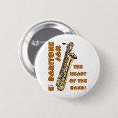 Baritone Sax Ronde Button 5,7 Cm (Voorkant /achterkant)