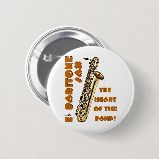 Baritone Sax Ronde Button 5,7 Cm (Voorkant /achterkant)