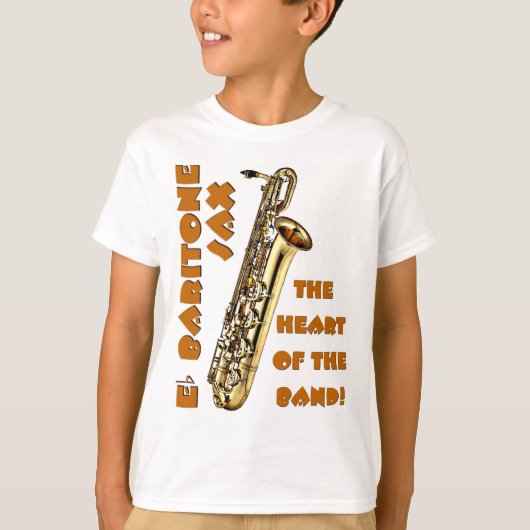 Baritone Sax T-shirt (Voorkant)