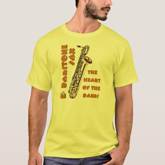 Baritone Sax T-shirt (Voorkant)