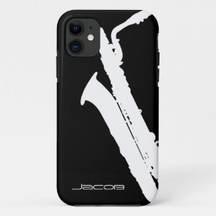 Baritone Saxophon iPhone 11 Hoesje