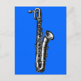 Baritone Saxophone Briefkaart