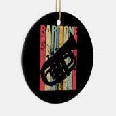 Baritone Saxophone Horn Marching Band Major Gear L Keramisch Ornament (Rechts)