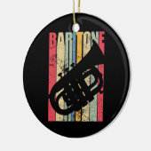 Baritone Saxophone Horn Marching Band Major Gear L Keramisch Ornament (Links)
