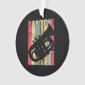 Baritone Saxophone Horn Marching Band Major Gear L Ornament (voorkant)