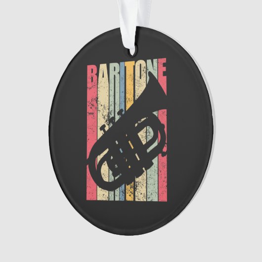 Baritone Saxophone Horn Marching Band Major Gear L Ornament (voorkant)