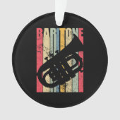 Baritone Saxophone Horn Marching Band Major Gear L Ornament (voorkant)