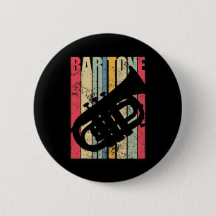 Baritone Saxophone Horn Marching Band Major Gear L Ronde Button 5,7 Cm