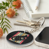 Baritone Saxophone Horn Marching Band Major Gear L Sleutelhanger (Voorkant Rechts)