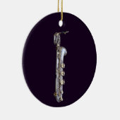 Baritone Saxophone Keramisch Ornament (Rechts)