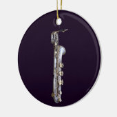Baritone Saxophone Keramisch Ornament (Links)
