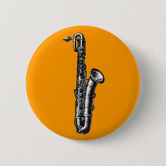 Baritone Saxophone Ronde Button 5,7 Cm (Voorkant)