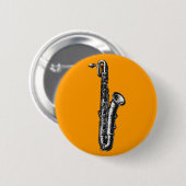 Baritone Saxophone Ronde Button 5,7 Cm (Voorkant /achterkant)