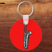 Baritone Saxophone Sleutelhanger (Voorkant)