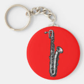 Baritone Saxophone Sleutelhanger (Voorkant)