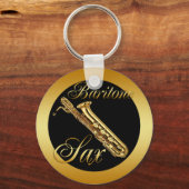 BARITONE SAXOPHONE SLEUTELHANGER (Voorkant)
