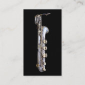Baritone Saxophone Visitekaartje (Achterkant)