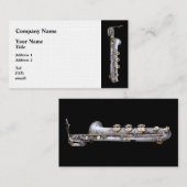 Baritone Saxophone Visitekaartje (Voorkant / Achterkant)