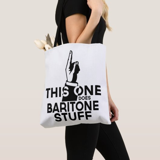Baritone Stuff - Funny Baritone Music Tote Bag (Dichtbij)