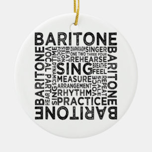 Baritone Typografie Keramisch Ornament
