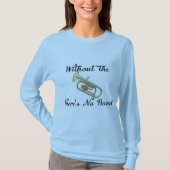 Baritone Women's Basic Long Slapes T-shirt (Voorkant)
